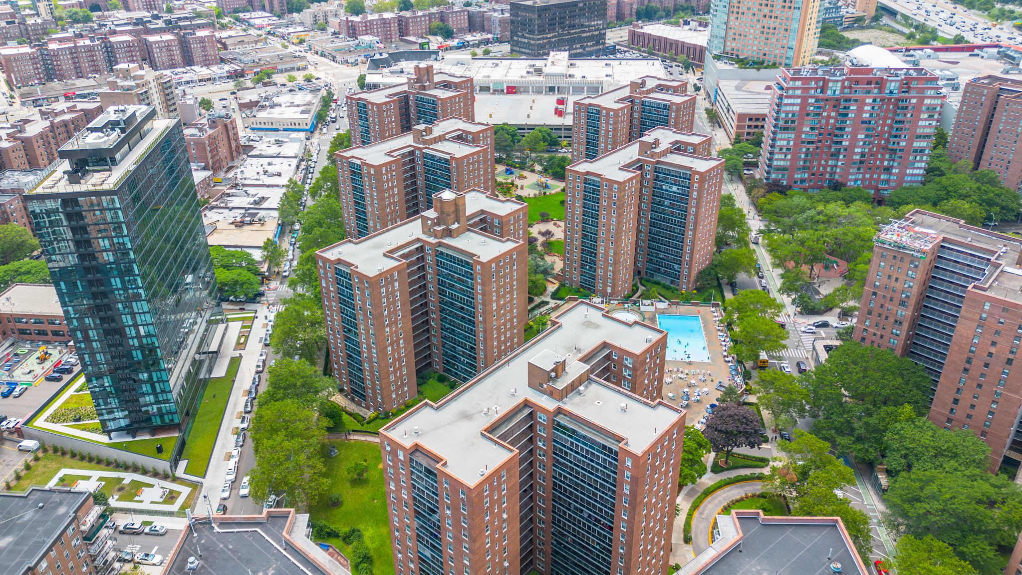 Park City 3 & 4 — building exterior, Rego Park